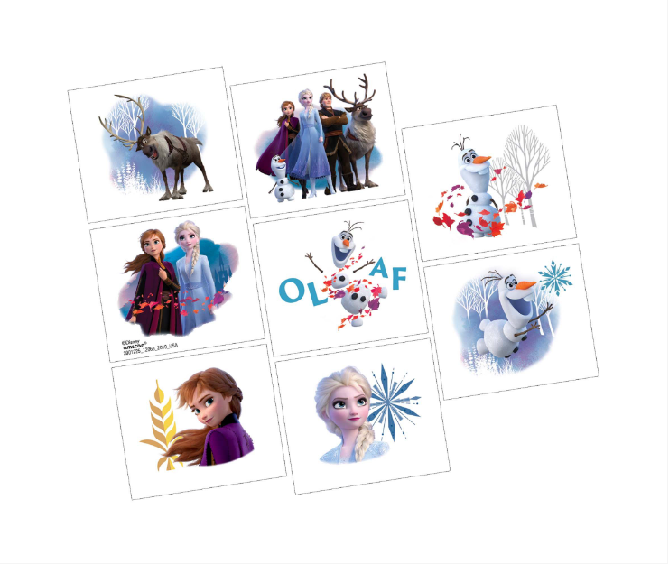 Frozen 2 Tattoo Favors 8pk