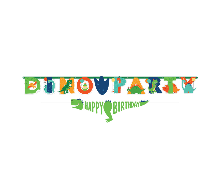 Dinomite Birthday Banner