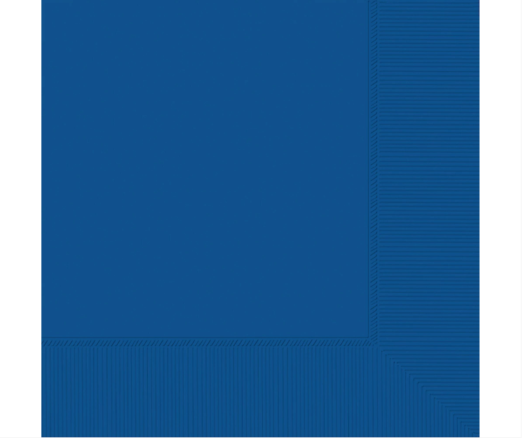 Beverage Napkins - Bright Royal Blue 40ct