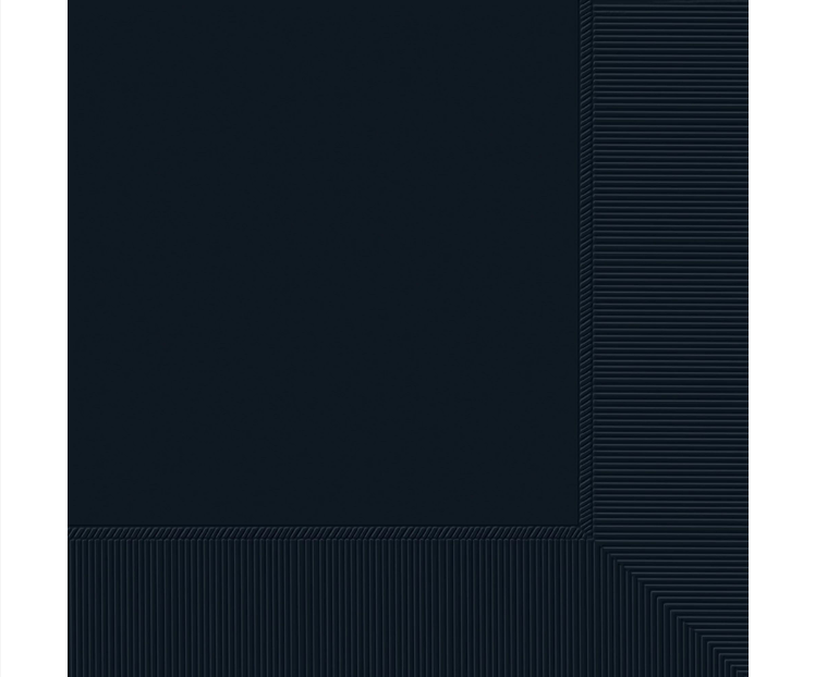 Black Beverage Napkins 40ct
