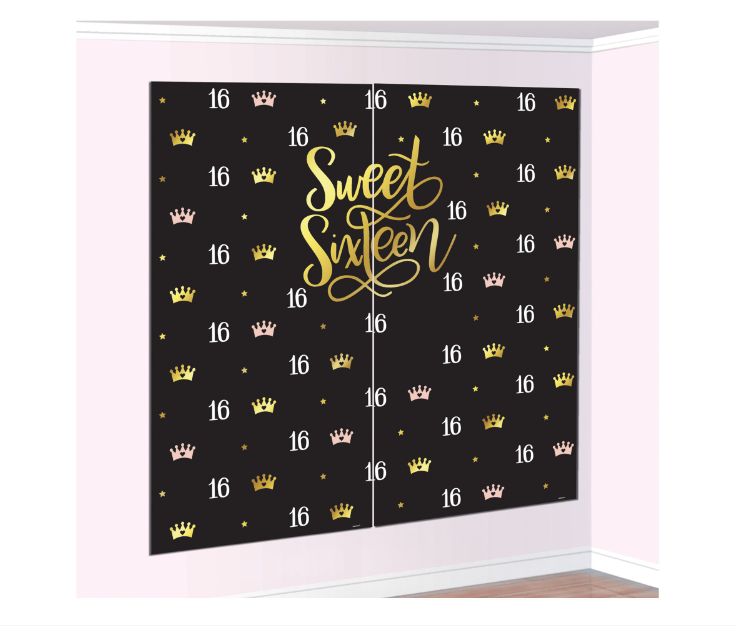 Blush Sweet Sixteen Backdrop