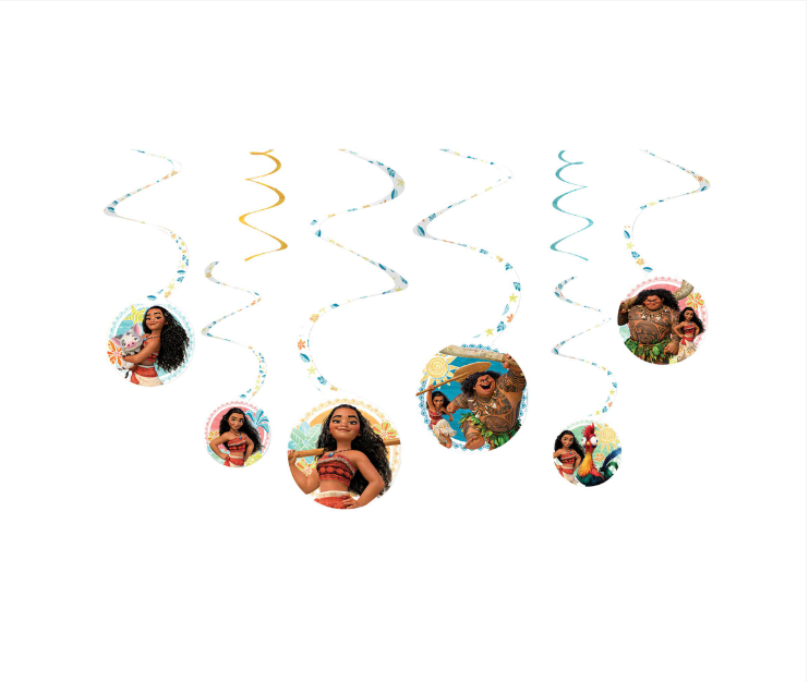 Moana Spiral Decor 8ct