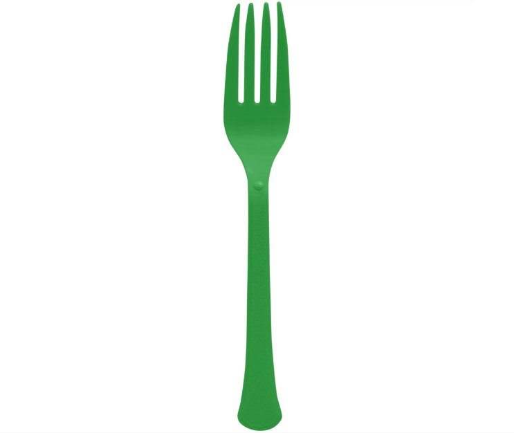 Boxed Forks Festive Green 20ct