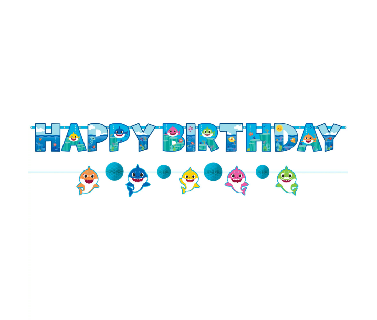 Baby Shark Birthday Banner Kit