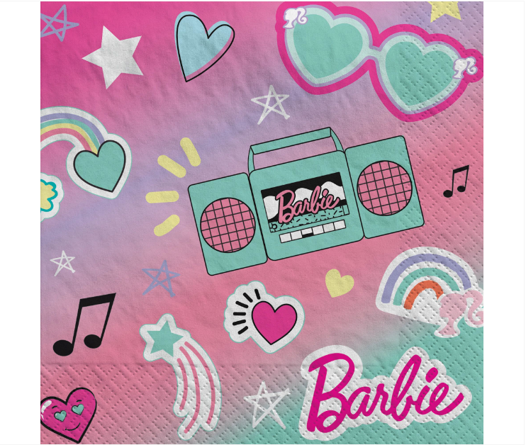 Barbie Dream Beverage Napkins 16ct