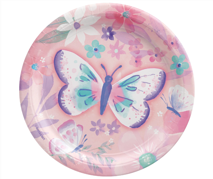 Flutter 7" Paper Plates 8ct
