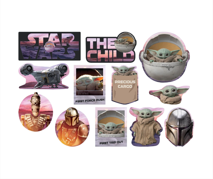 Mandalorian Cutouts 12pk