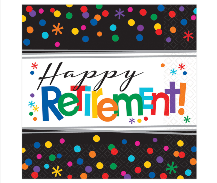 Officially Retired Luncheon Napkins 16ct