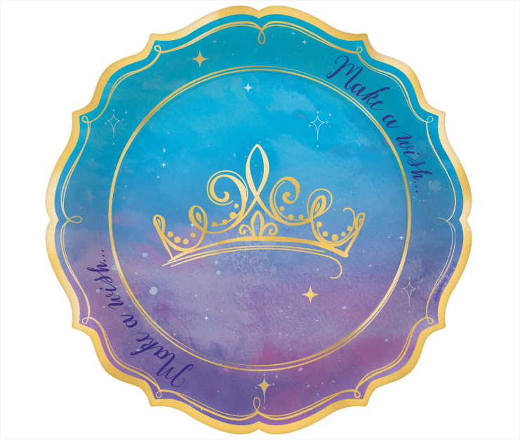Disney Princess 7" Paper Plates 8ct