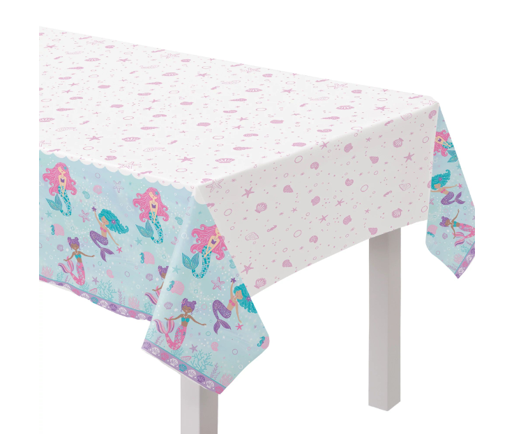 Shimmering Mermaid Plastic Tablecover