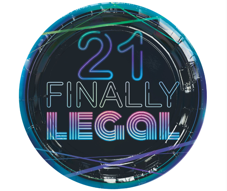 Finally 21 9" Paper Plates 8ct