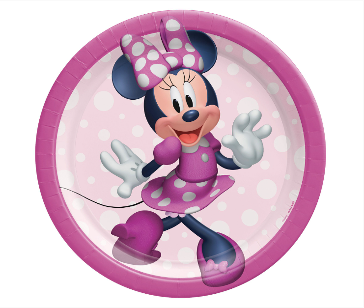 Minnie Mouse 7" Paper Plates 8ct