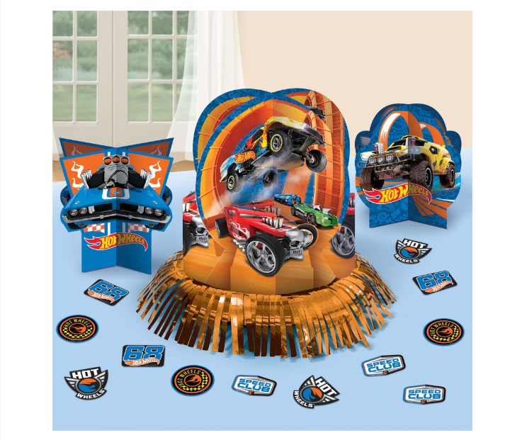 Hot Wheels Table Decor Kit