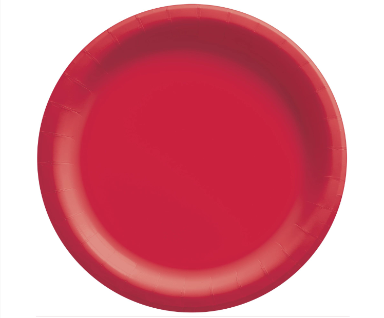 10" Red Paper Plates 20ct Party America