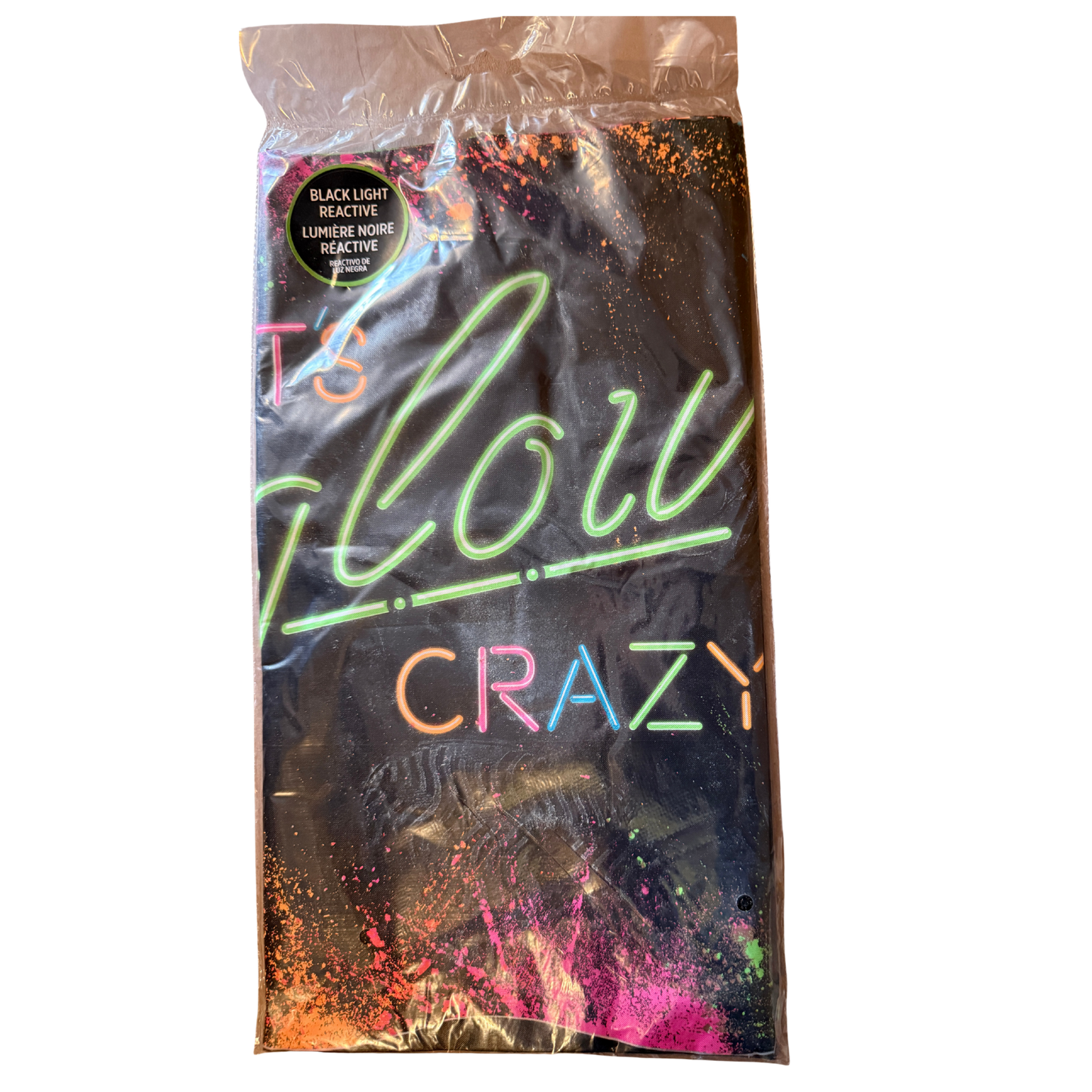 Glow Crazy Black Light Reactive Table Cover