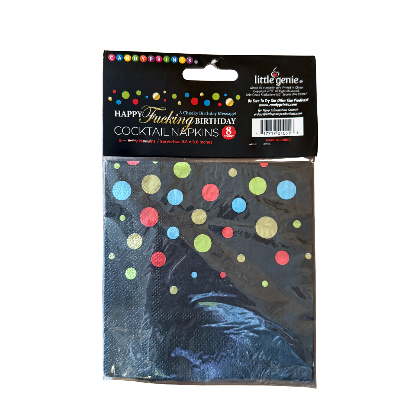 Happy F***ing Birthday Cocktail Napkins – 8 Count