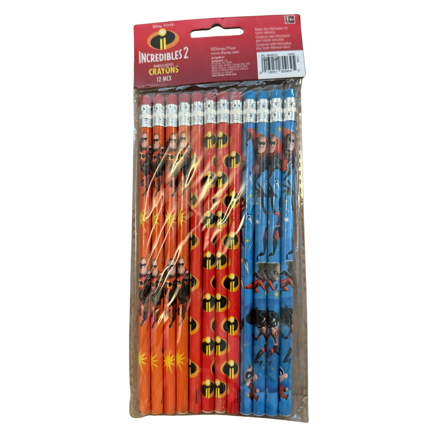 Incredibles 2 Incredibles 2 Pencils – 12 Count