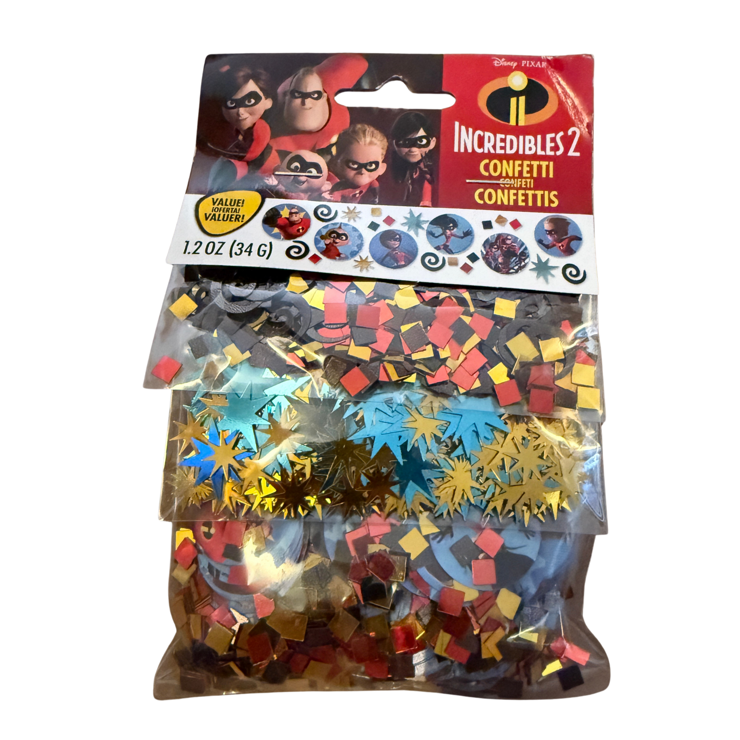 Incredibles 2 Incredibles 2 Party Confetti Value Pack – 1.2 oz
