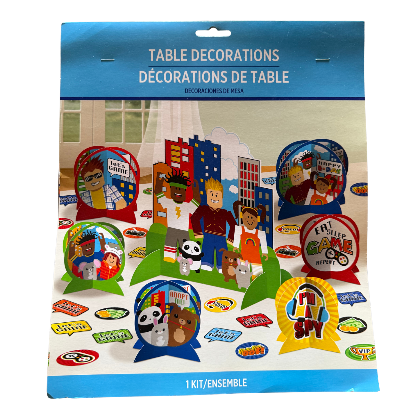 Birthday Table Decorations Kit – Centerpieces & Confetti Set