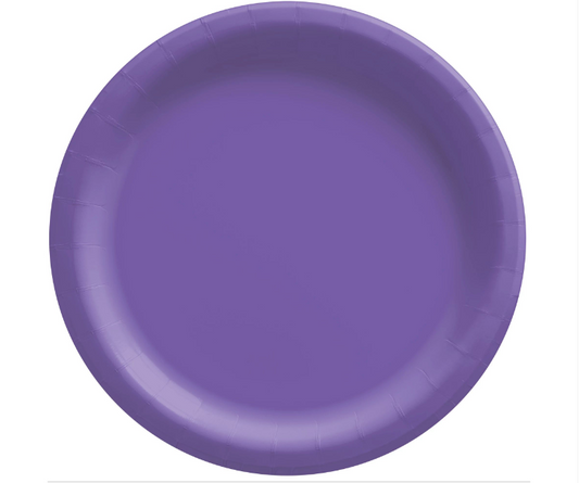 10" Paper Plates - New Purple 20ct