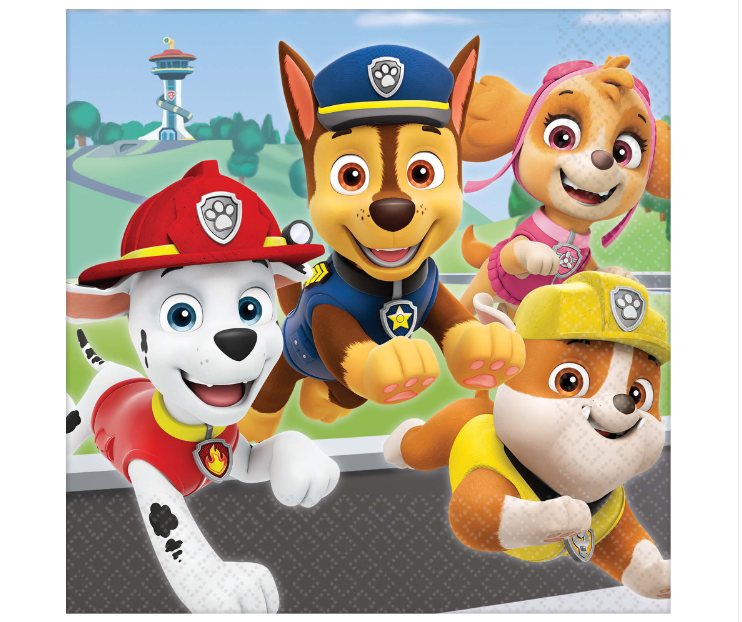 Paw Patrol Luncheon Napkins 16ct – Party America