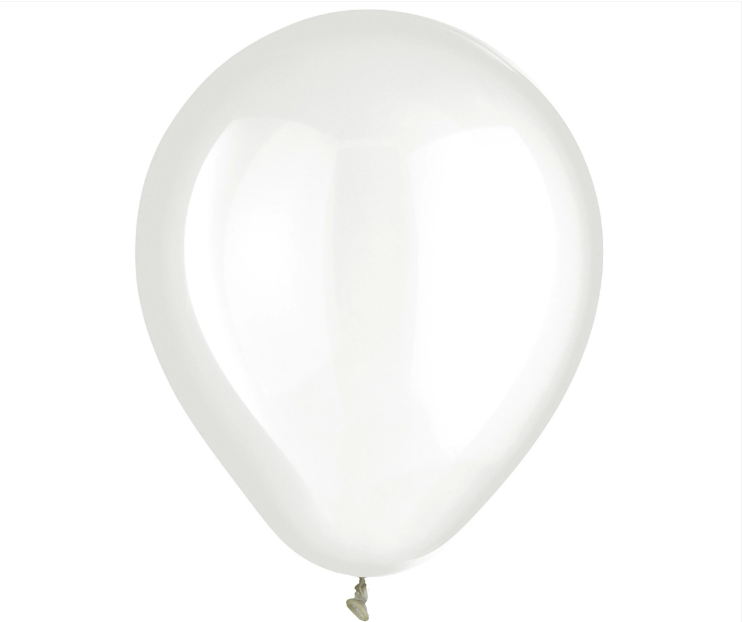 72ct Clear Latex Balloons
