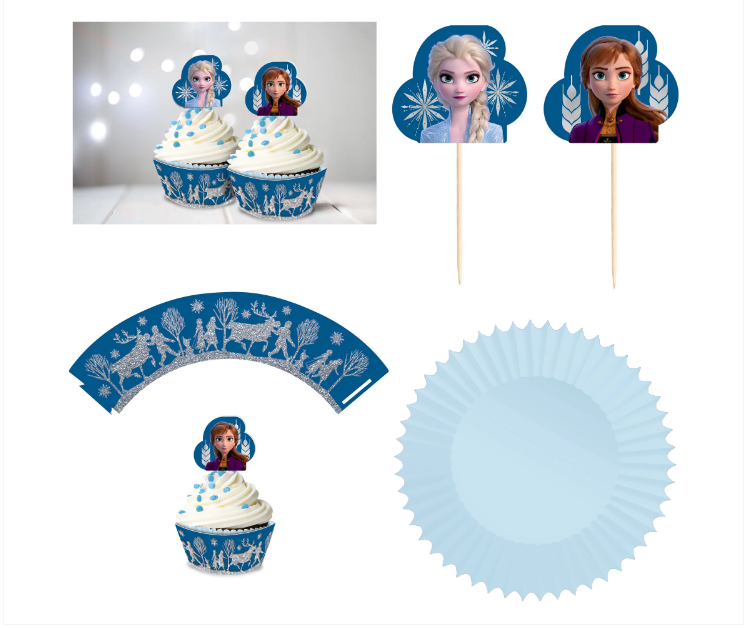 Frozen 2 Cupcake Kit 24ct