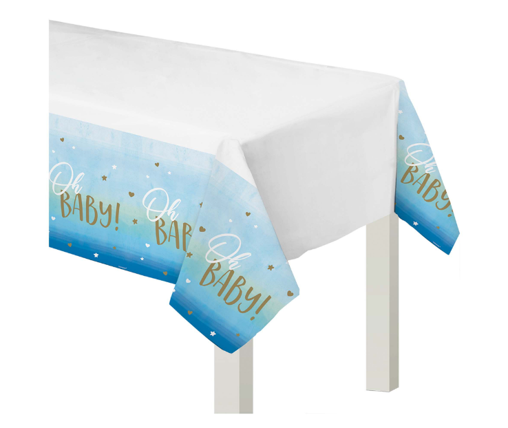 "Oh Baby Boy" Plastic Tablecover