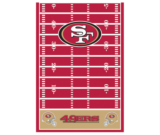 San Francisco 49ers Plastic Tablecover