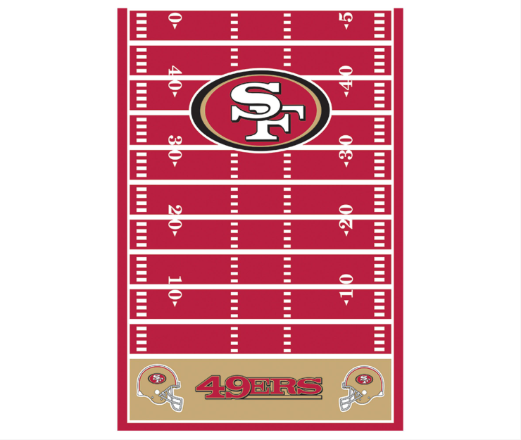San Francisco 49ers Plastic Tablecover