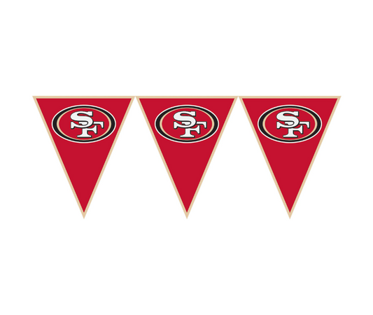 San Fransisco 49ers Pennant Banner 12'
