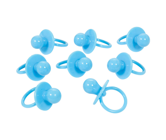 Blue Pacifier Favors 8pk