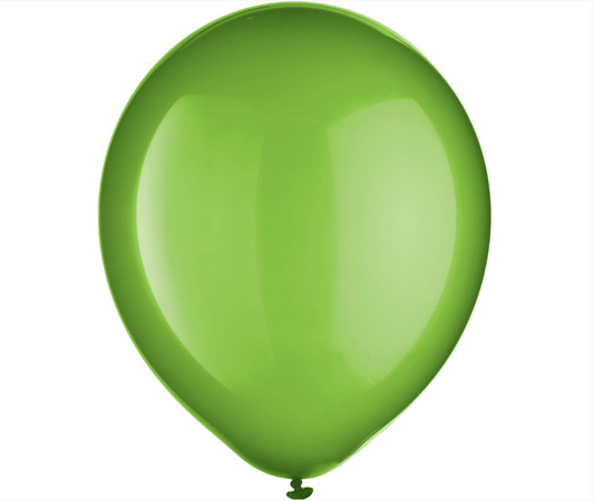 72ct Kiwi Green Latex Balloons