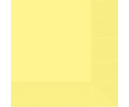 Luncheon Napkins - Light Yellow 40ct