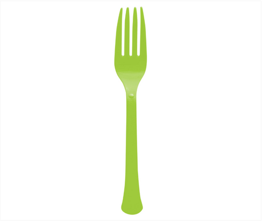 Boxed Forks - Kiwi Green 20ct