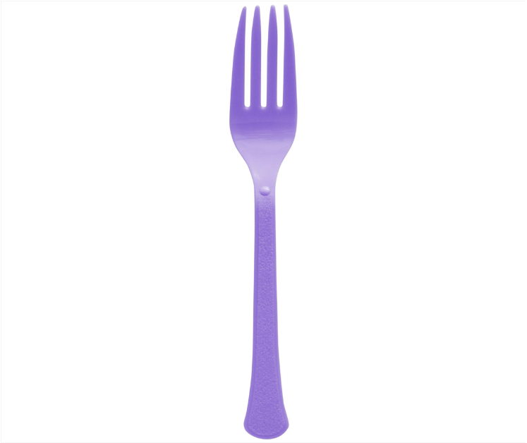 Boxed Forks New Purple 20ct