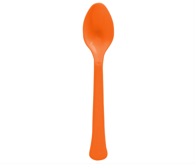 Box of Orange Spoons 20ct Party America