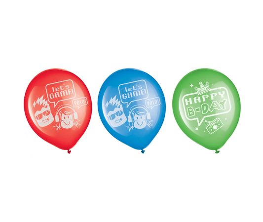 Party Town Latex Balloons 6ct
