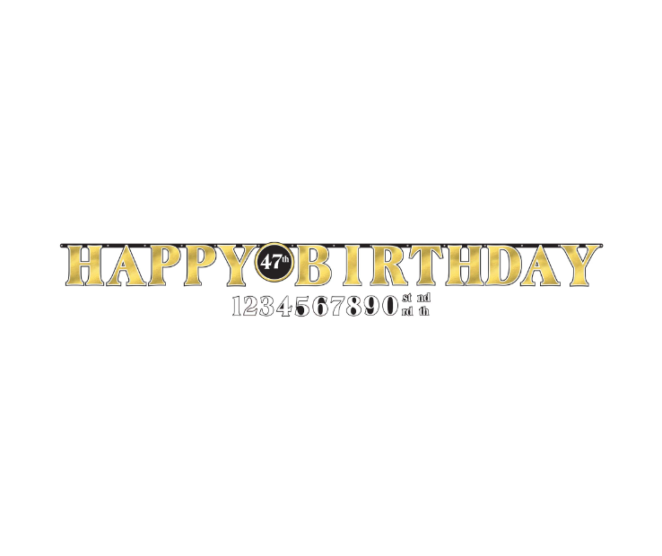 Better With Age Add-an-Age Birthday Banner