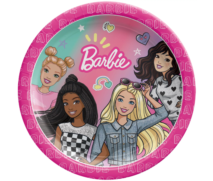 Barbie Dream 7" Paper Plates 8ct