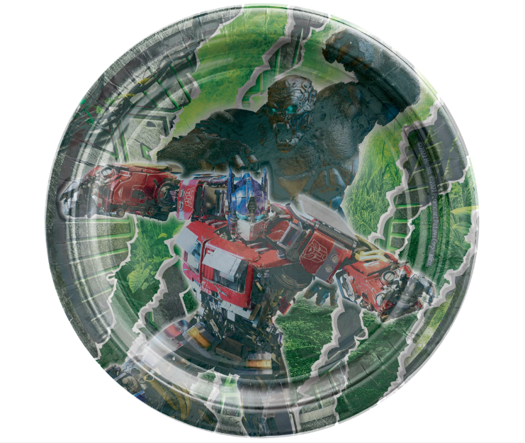 Transformers Plates 7" 8ct