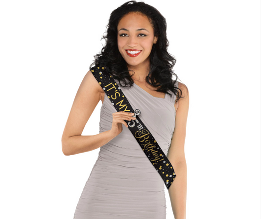 Sparkling Celebration Add-an-Age Sash