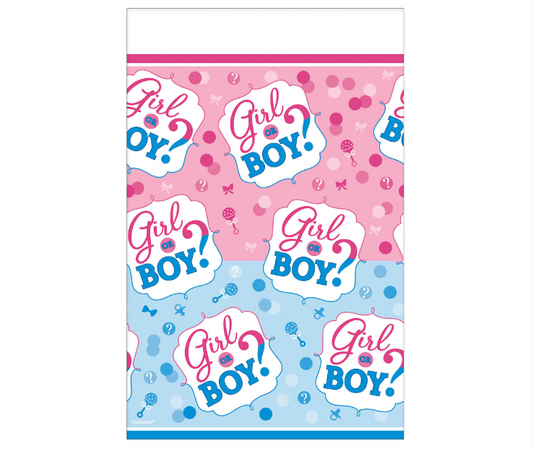 Girl or Boy? Plastic Tablecover