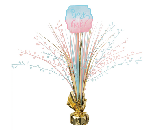 Gender Reveal Spray Centerpiece