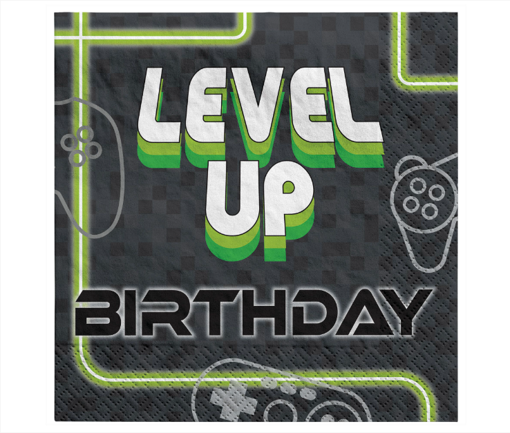 Level Up Luncheon Napkins 16ct