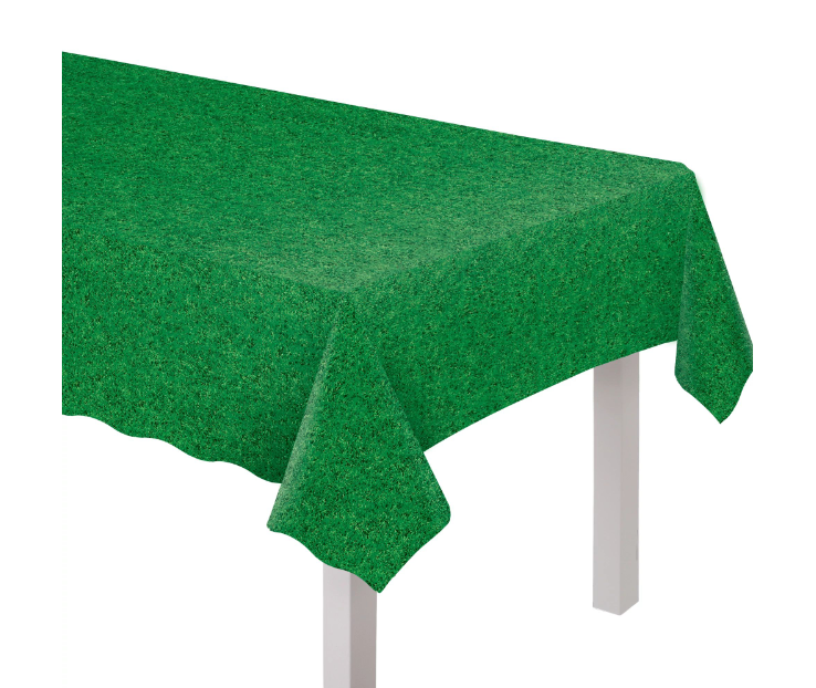 Grass Printed Plastic Tablecover