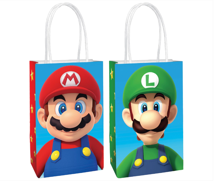Super Mario Treat Bags 8ct