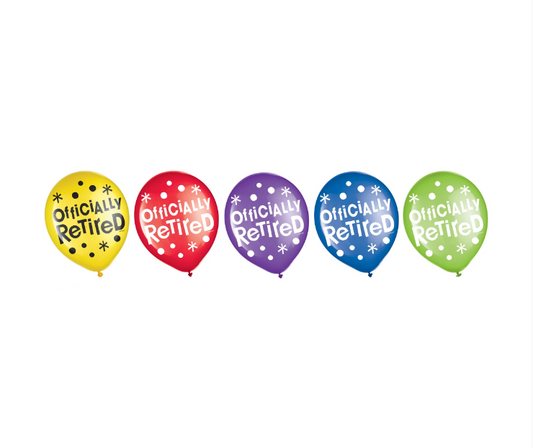 Officially Retired Latex Balloons 15ct