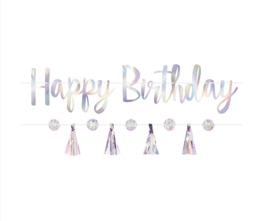 Luminous Birthday Banner Kit