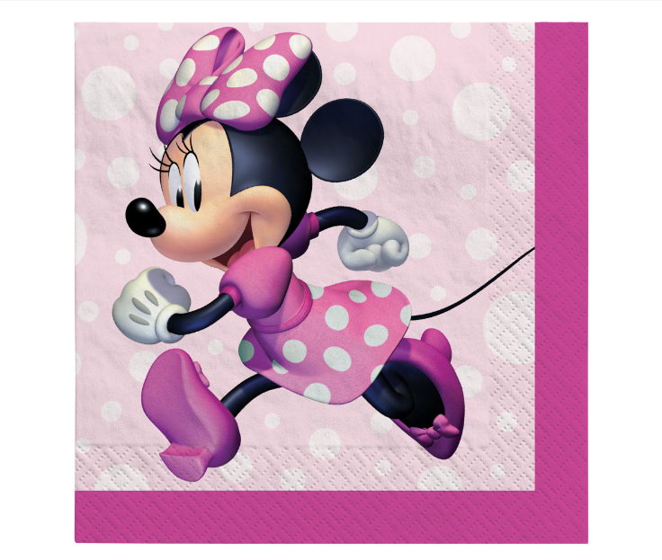 Minnie Mouse Beverage Napkins 16ct
